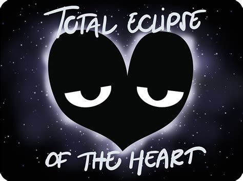 "Total eclipse of the heart" Stickers by viexart | Redbubble