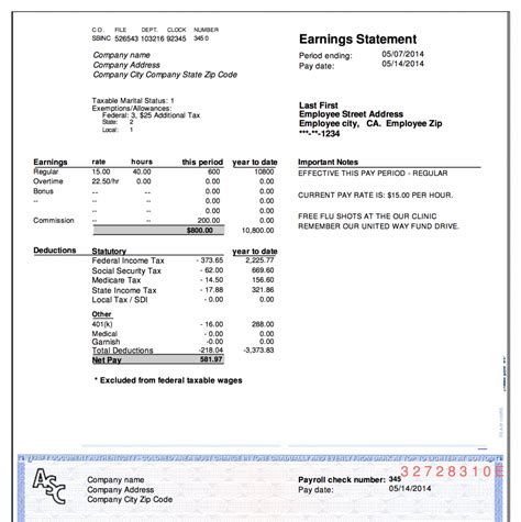 Free Self Employed Payslip Template - Printable Templates