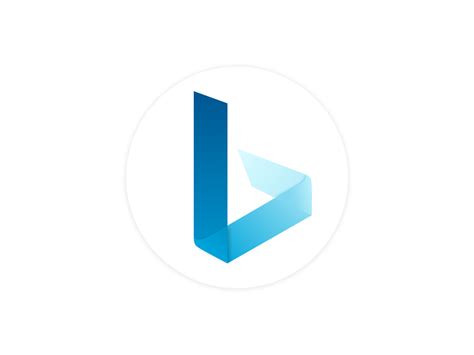 Bing | Logo Design (Blue) by 徐乐蒙 on Dribbble