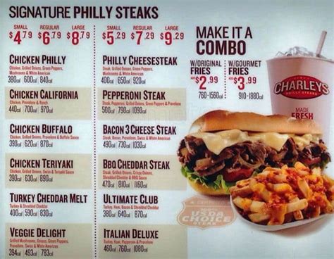 charleys philly steaks menu prices - Concha Kirk