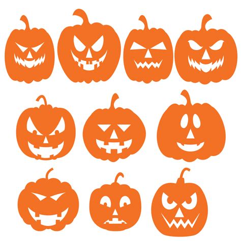 Small Halloween Pumpkin Stickers – 10 Pack of Vinyl Decal Stickers – A Higher Class, Co.