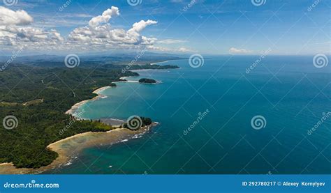 Beautiful Tropical Beach. Borneo, Malaysia. Stock Image - Image of ...