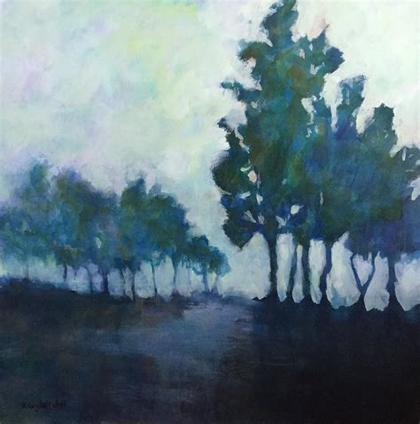 Purple Forest Painting by Karen Kuykendall - Fine Art America