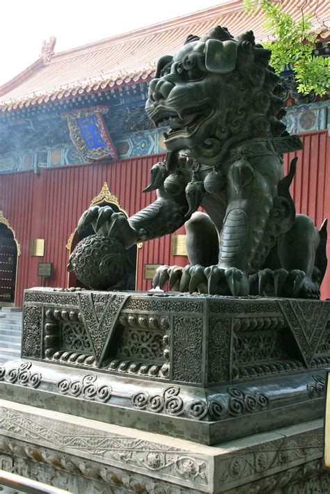 Lama Temple Guardian | Stone lion, Statue, Buddha statue