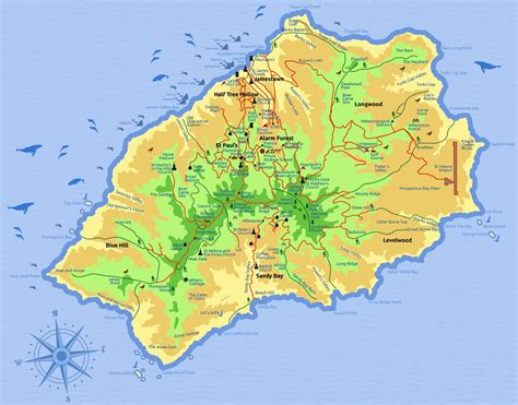 Maps of St Helena | Saint Helena Island Info: All about St Helena, in ...