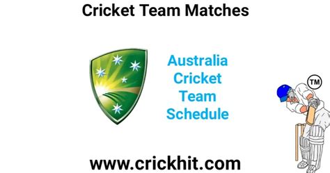 Australia Cricket Team Schedule 2023-24 - Crickhit