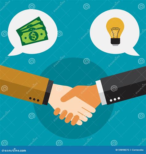 Businessmen Shaking Hands And Closing Deal Stock Vector - Image: 59898075