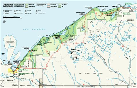 Pictured Rocks Michigan Map – Interactive Map