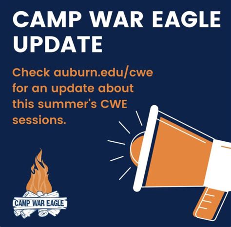 New Camp War Eagle Schedule | | The Auburn Parent & Family Experience