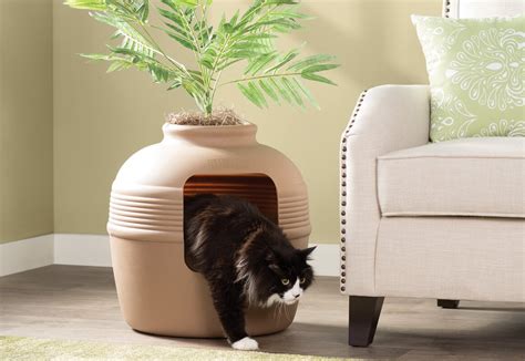 Covered Hidden Cat Litter Box with Decorative Planter & Reviews | AllModern