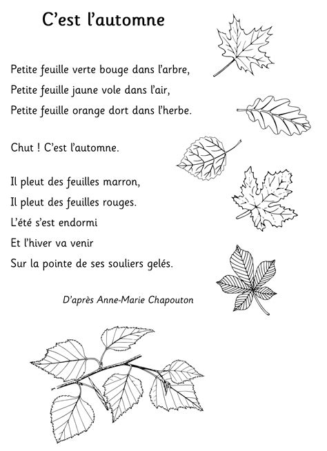 poeme c est l automne