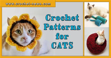 30 Crochet Patterns For Cats - Crochet News