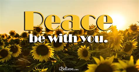 'Peace Be With You' - Biblical Meaning & Importance