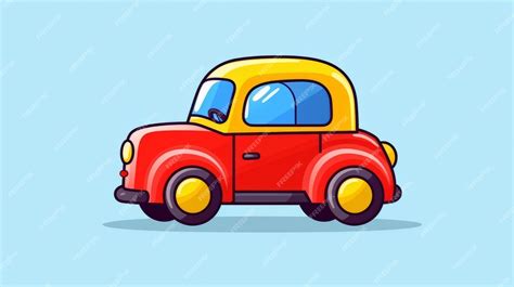 Premium AI Image | Toy car cartoon vector icon illustration transportation object icon concept ...