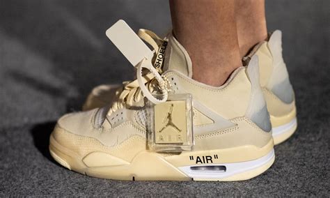 Virgil Abloh's Off-White x Nike Air Jordan 4s Auction For $187K