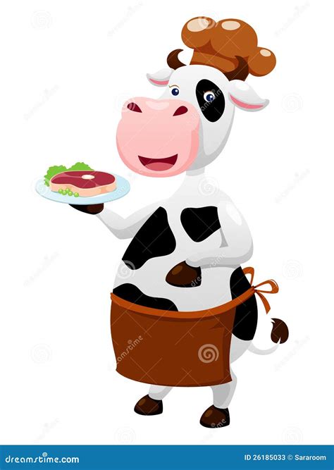 Cow Chef Cartoon Stock Photos - Image: 26185033