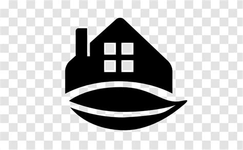 House - Black And White - Logo Transparent PNG