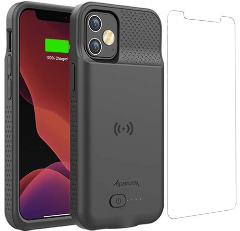 Alpatronix Battery Case 6000mAh Slim Charger Cover with Wireless ...