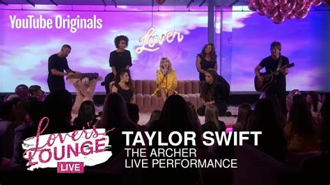 Taylor Swift - The Archer First Ever Live Performance - YouTube