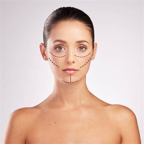 340+ Plastic Surgery Beautiful Woman Face With Surgical Markings Stock Photos, Pictures ...