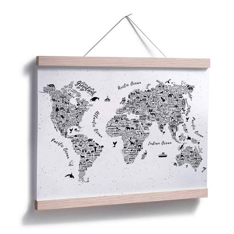 Poster - Weltkarte Around the world | wall-art.de