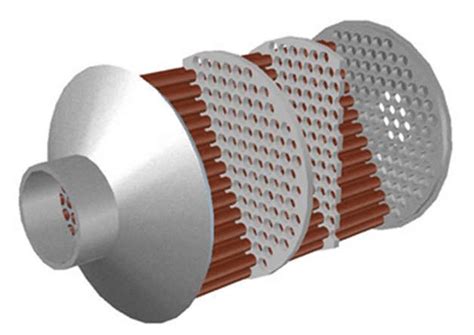 Cross flow heat exchanger (a) and 3D model of the heat exchanger with... | Download Scientific ...