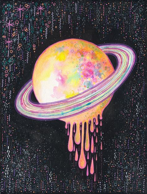 Space Station Love — Asja Boros | Trippy painting, Hippie art, Space art