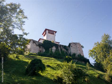 Gradacac castle in town of Gradacac, Bosnia and Herzegovina is a ...