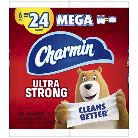 Charmin Ultra Strong Toilet Paper Mega Rolls | Walgreens