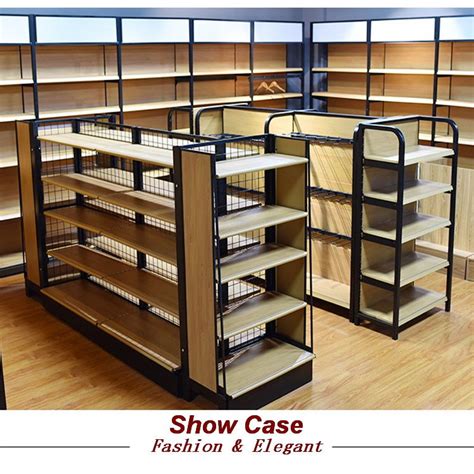 Source Supermarket racks wall wooden shelves convenience store supplies display furniture ...