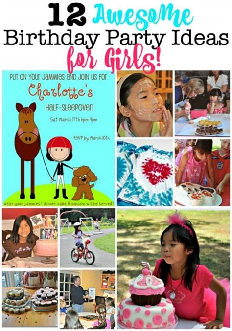 12 Awesome Birthday Party Ideas for Girls! - MomOf6