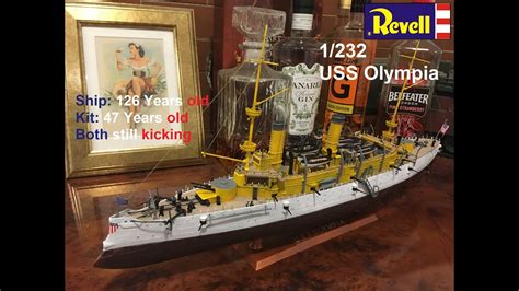 USS Olympia 1/232 Revell: Old but Gold - 47 Years old kit out of the ...