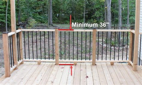 Deck Railing Height: Code Requirements and Guidelines