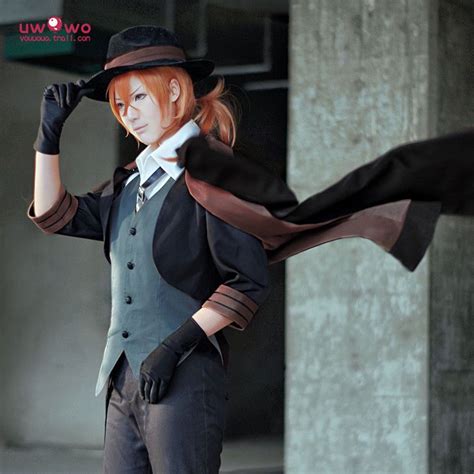 Chuya Nakahara Cosplay Bungou Stray Dogs Anime Port Mafia Costume UwowO ...