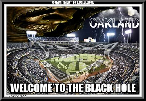 BLACK HOLE | Black hole, Raider nation, Oakland raiders