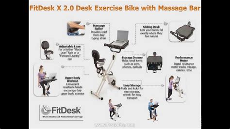 Fit Desk Exercise Bike - YouTube