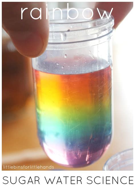 Sugar Water Density Rainbow Science Experiment