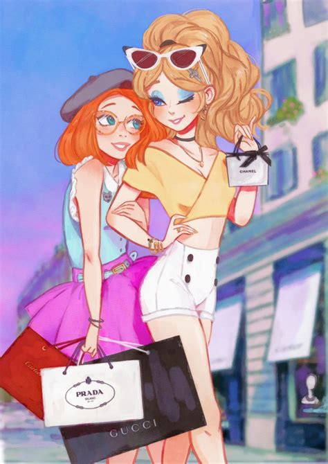 Chloe and Sabrina - Shopping Time by SonicPossible00 on DeviantArt ...