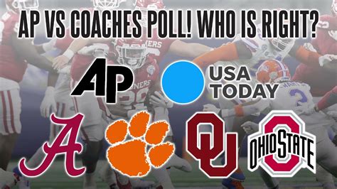 COLLEGE FOOTBALL TOP 25 COACHES AND AP POLL REVIEW!