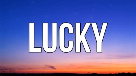 Megan Moroney - Lucky (Lyrics) - YouTube