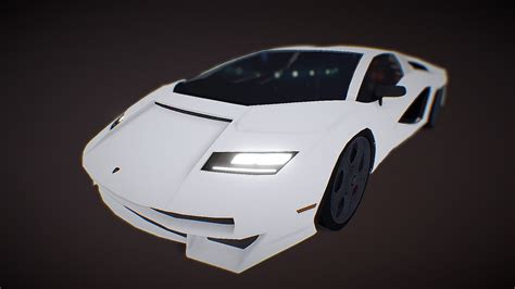 Free Lamborghini Countach 2021 - Download Free 3D model by ALIEEEN ...