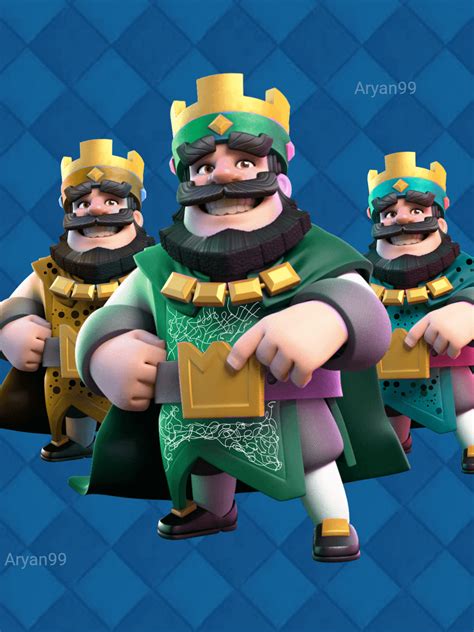 Clash Royale King's Customizable Outfits..[I don't think players would ...