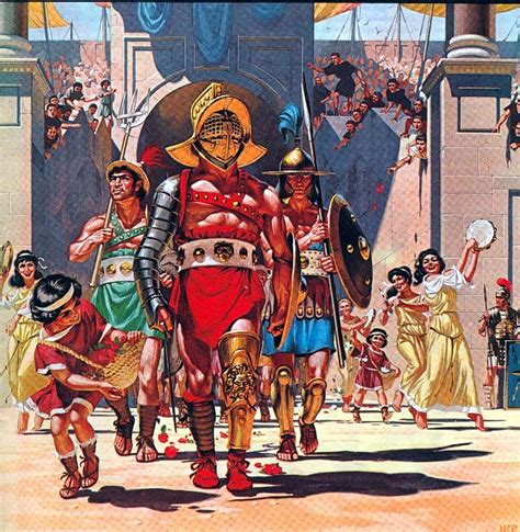 Gladiators- by Angus McBride Rome History, Ancient History, Art History, Ancient Rome Gladiators ...