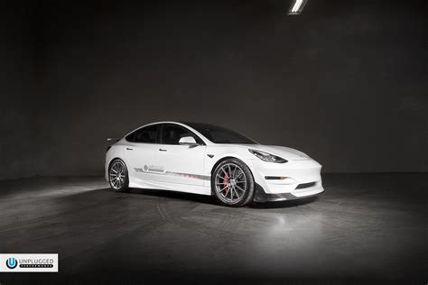 California Dreaming: Pearl White Tesla Model 3 Ascension-R - Unplugged Performance