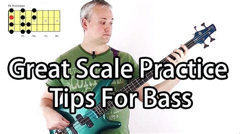 Great Scale Practice Tips For Bass Guitar (Study Book Of Scales) (L#25) | Learning bass, Learn ...