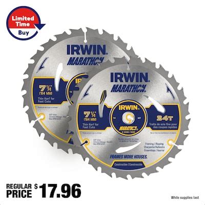 7-1/4-in Blade Circular saw blade Circular Saw Blades at Lowes.com