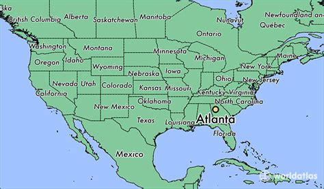 Where is Atlanta, GA? / Atlanta, Georgia Map - WorldAtlas.com