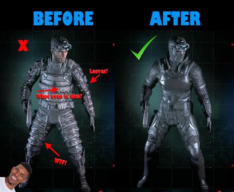 Nanofiber Suit Replacement Plus Mask at Splinter Cell: Blacklist Nexus - Mods and community