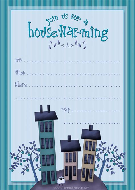 Free Printable Housewarming Party Invitations - Printable Party Kits