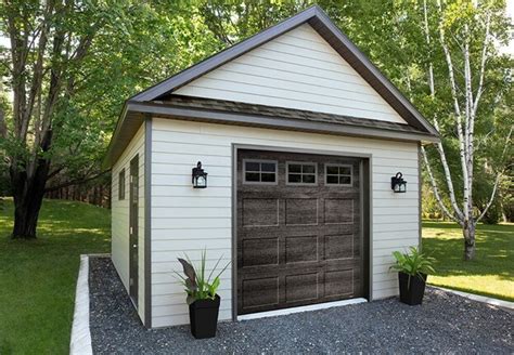 Are there small sectional overhead garage doors for sheds?